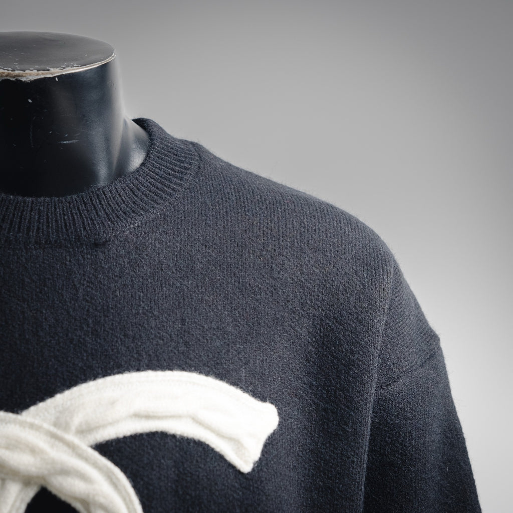 Chan 25fw jacquard sweater