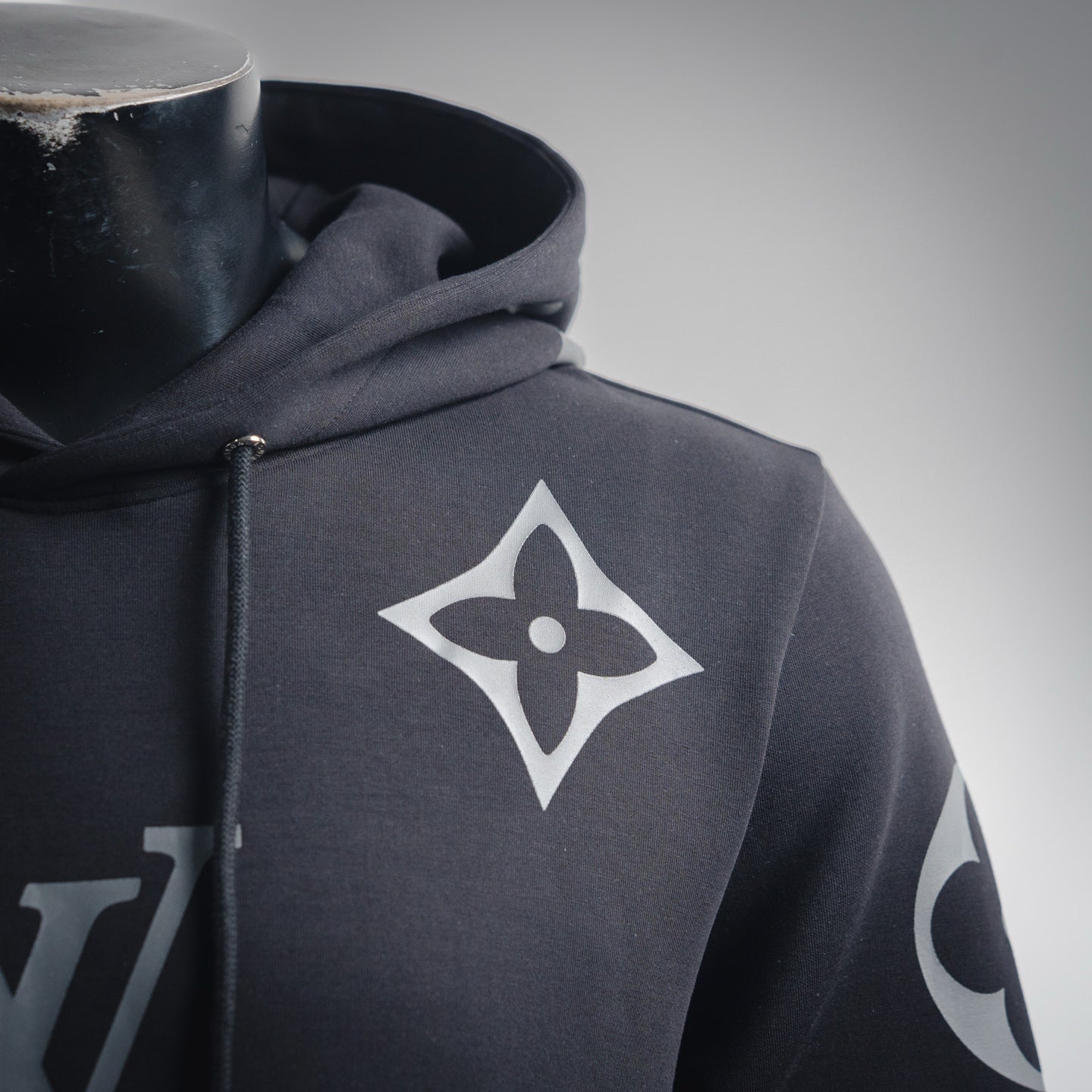 Louis 25fw printed hoodie