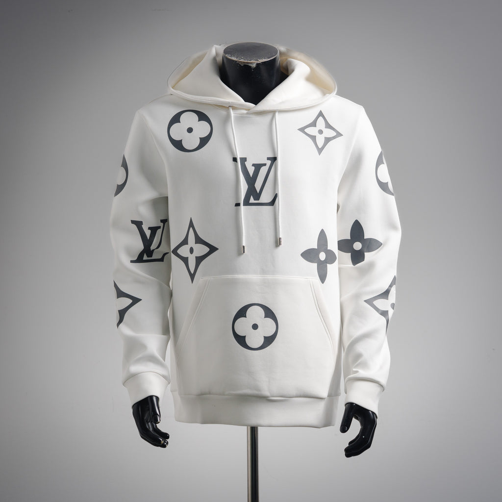 Louis 25fw printed hoodie