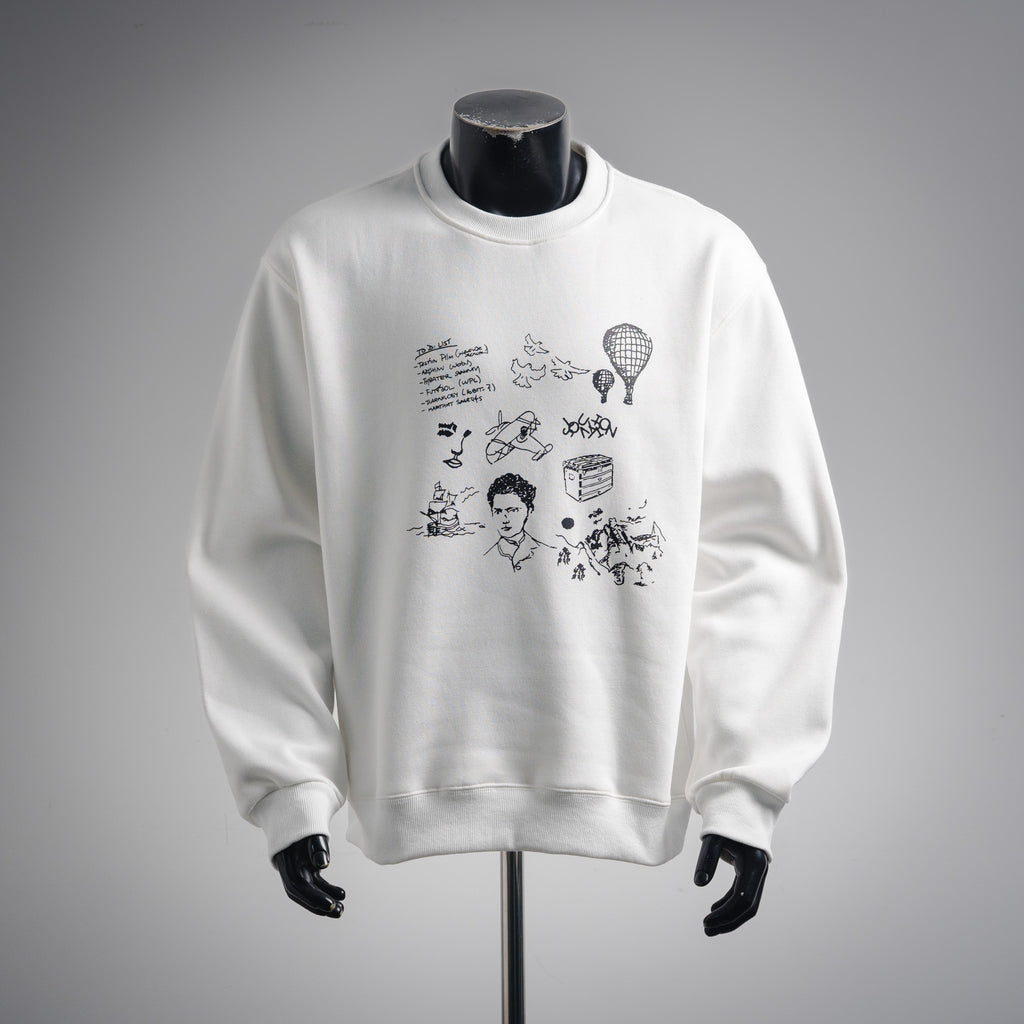 Louis 25fw printed sweatshirt
