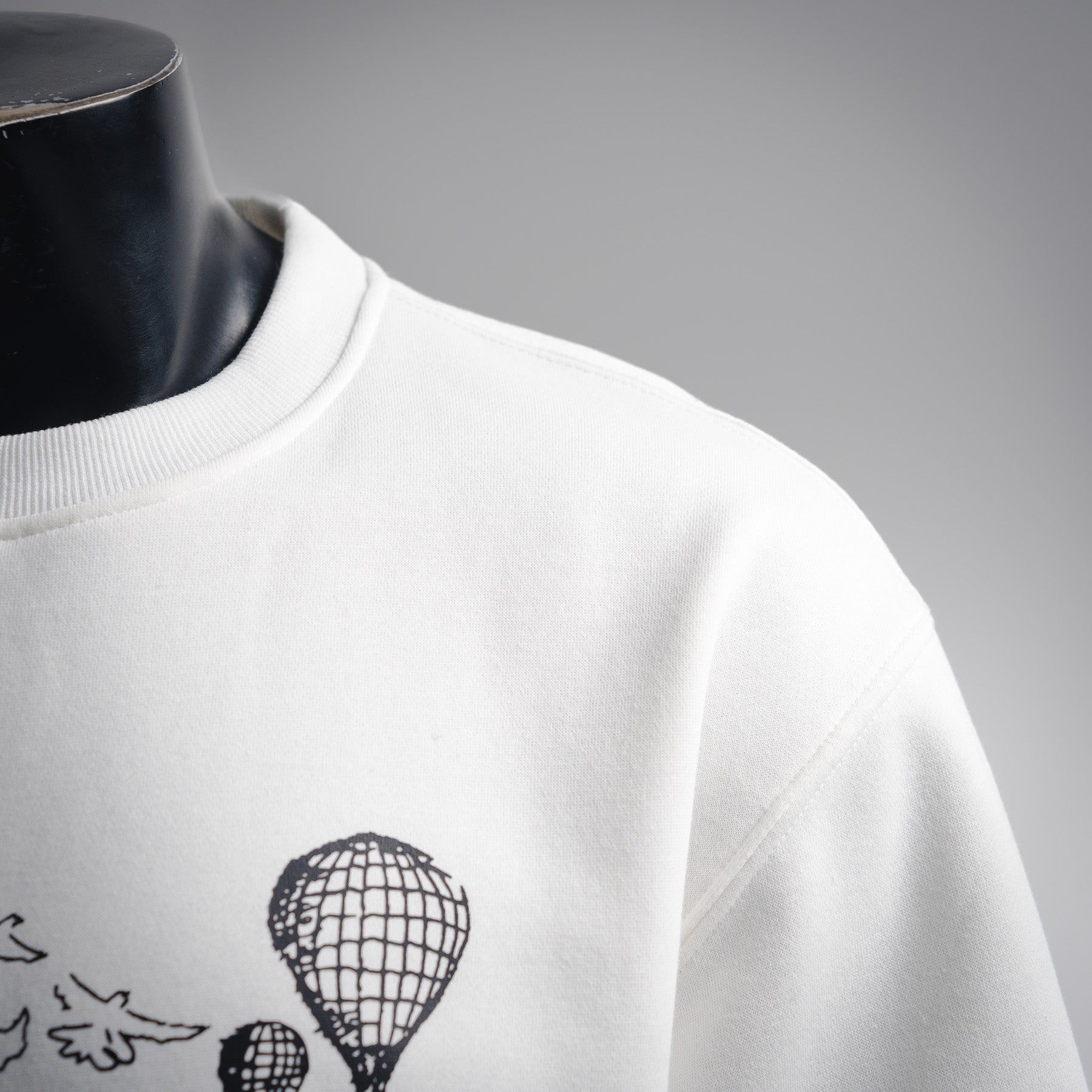 Louis 25fw printed sweatshirt