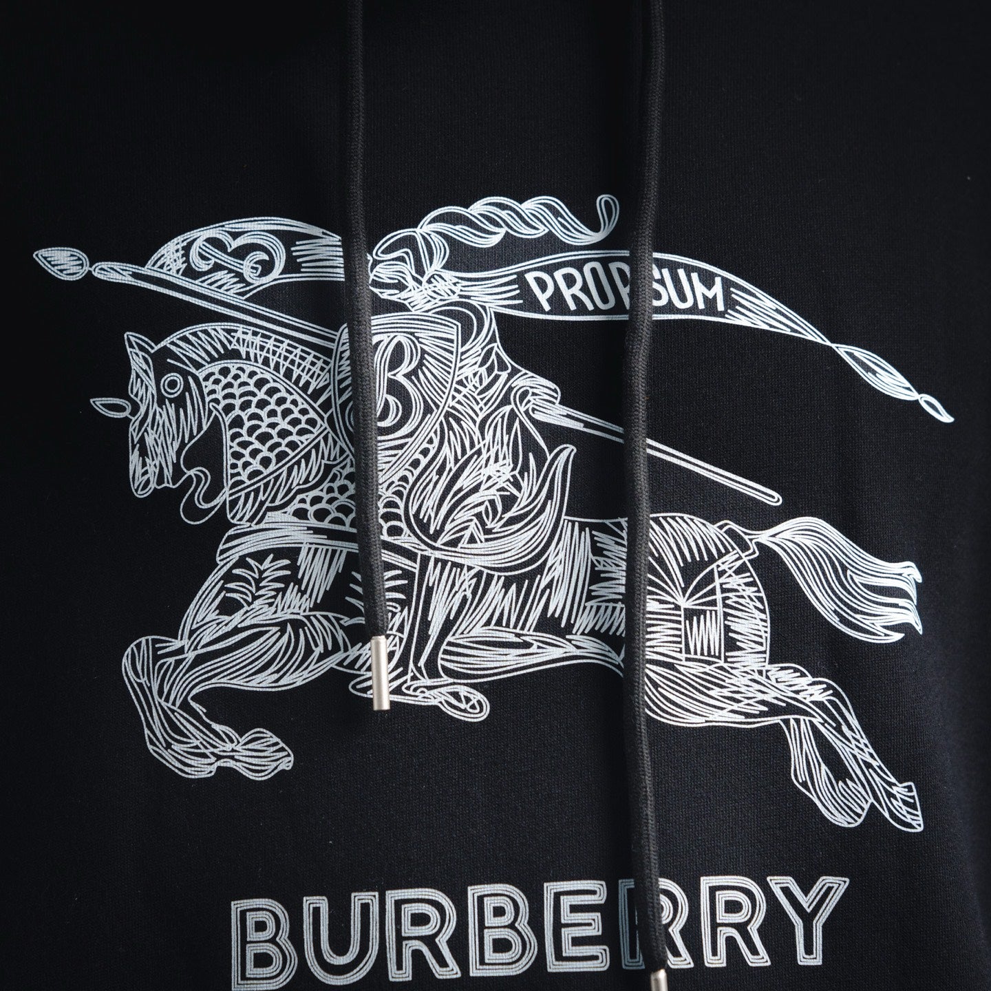 Burbery 25fw printed hoodie