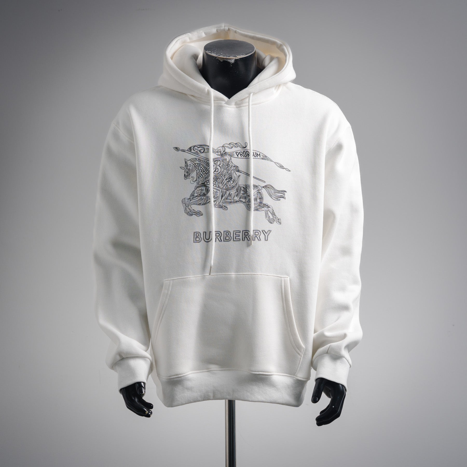 Burbery 25fw printed hoodie