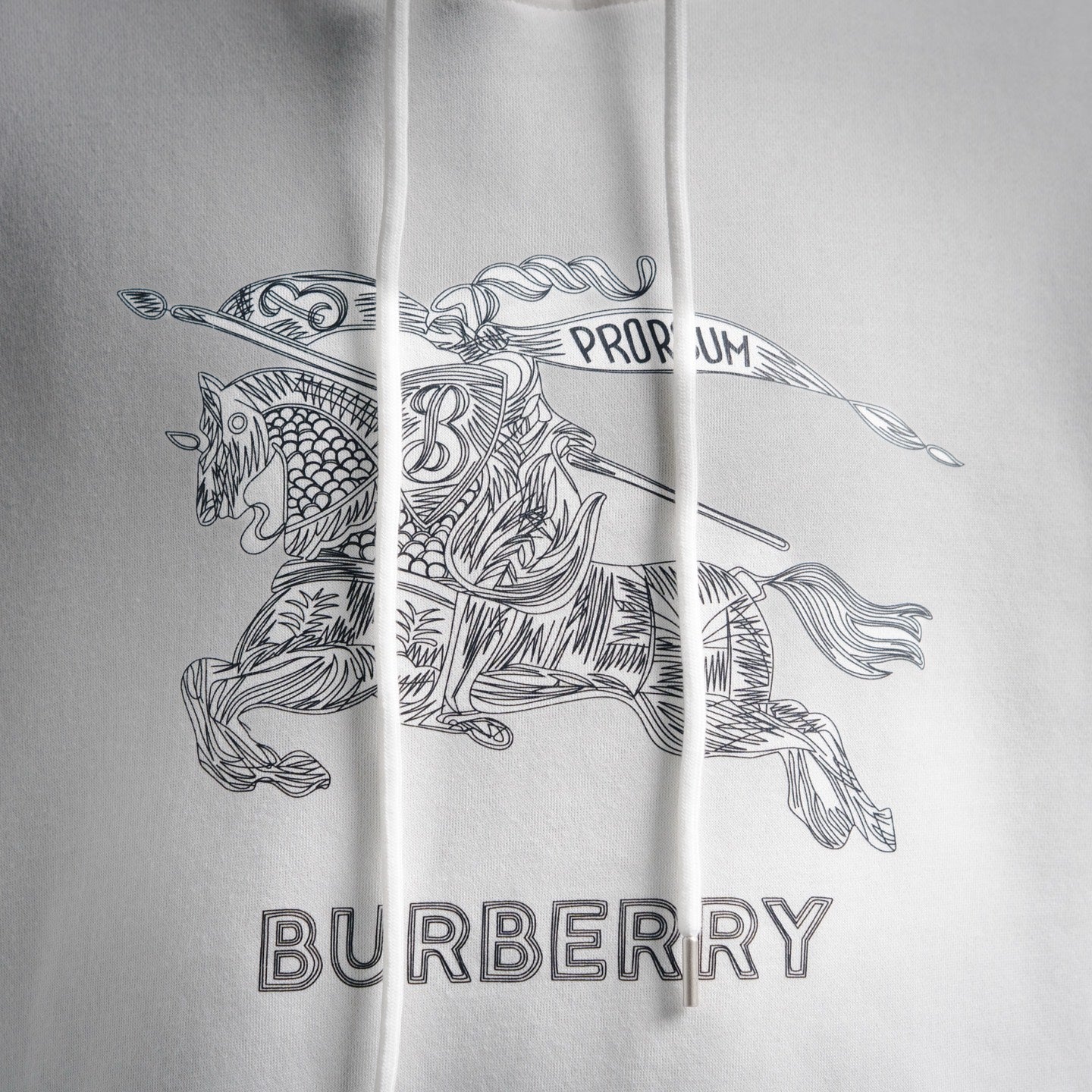 Burbery 25fw printed hoodie