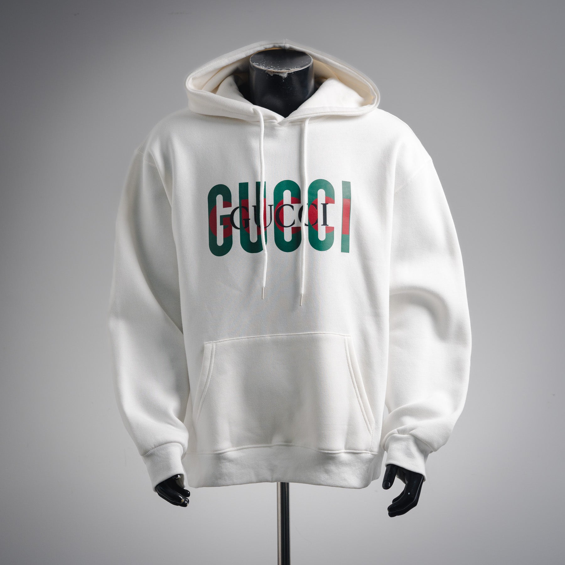 Guc 25fw printed hoodie