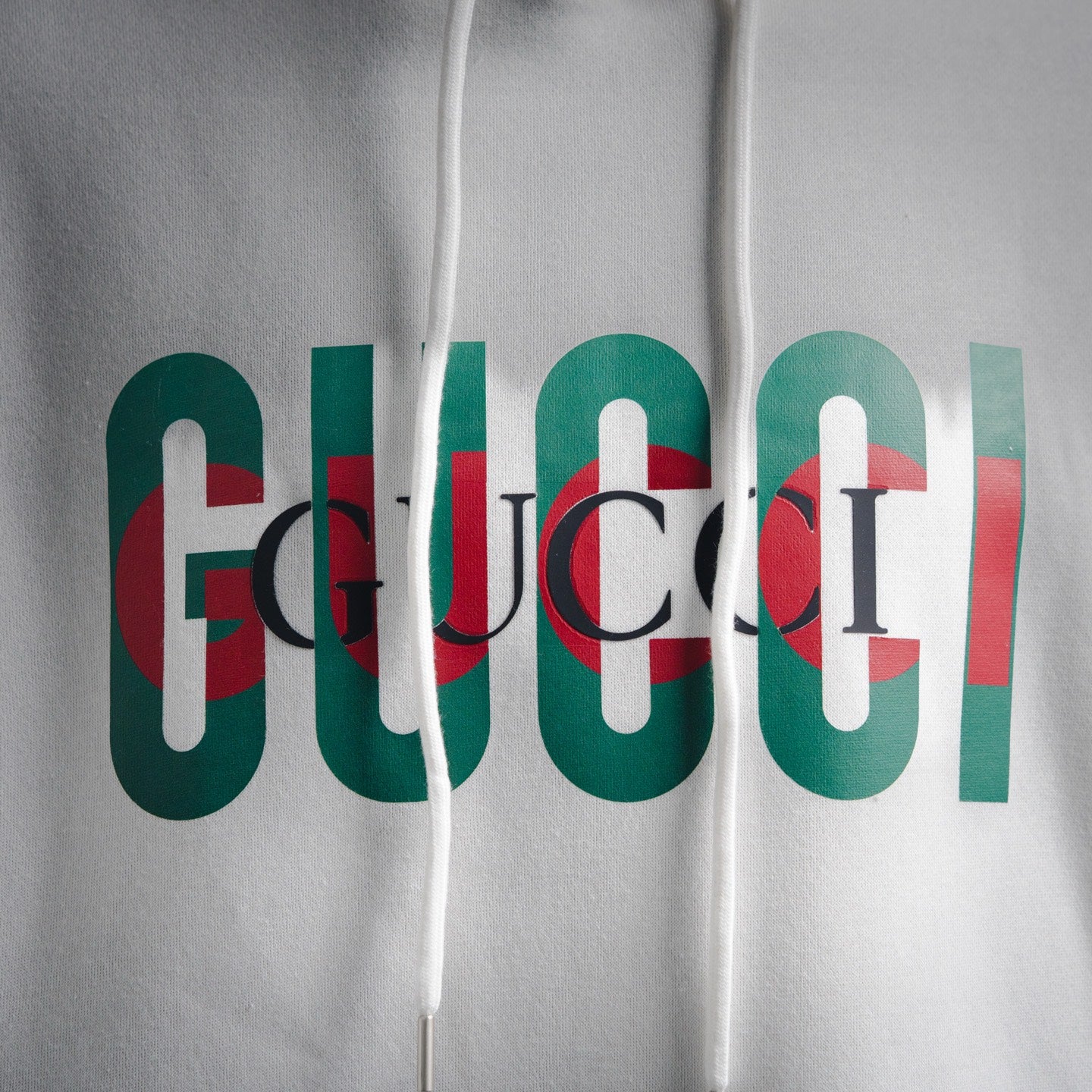 Guc 25fw printed hoodie