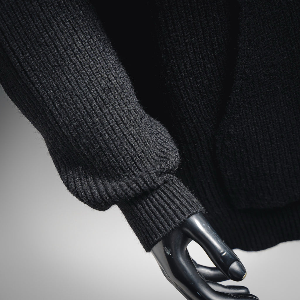 Cel 25fw knitted hoodie