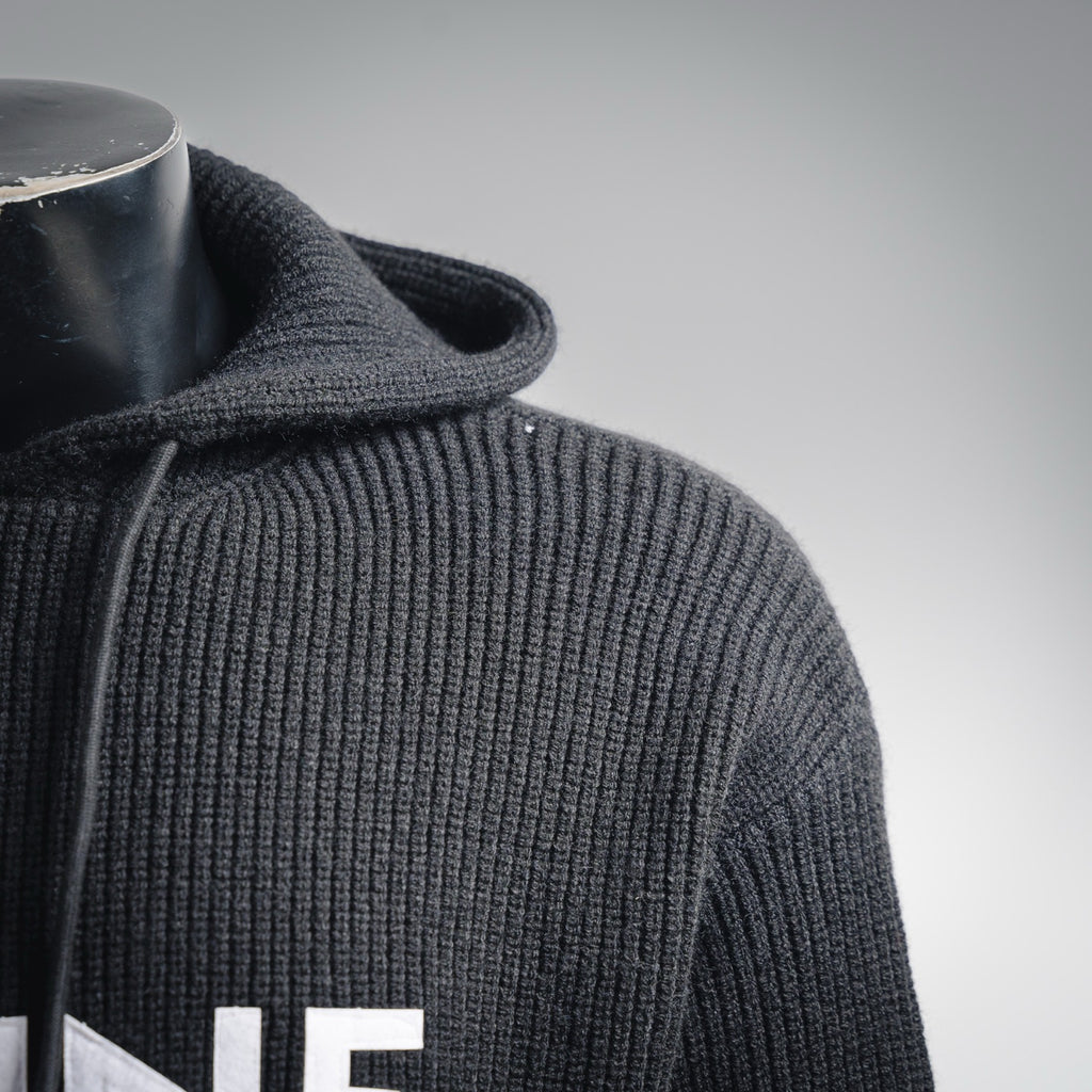 Cel 25fw knitted hoodie