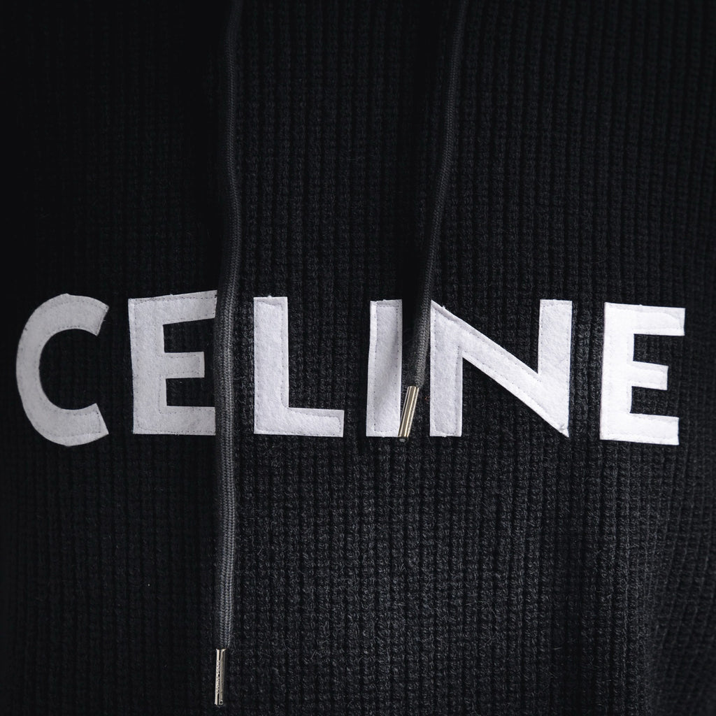 Cel 25fw knitted hoodie