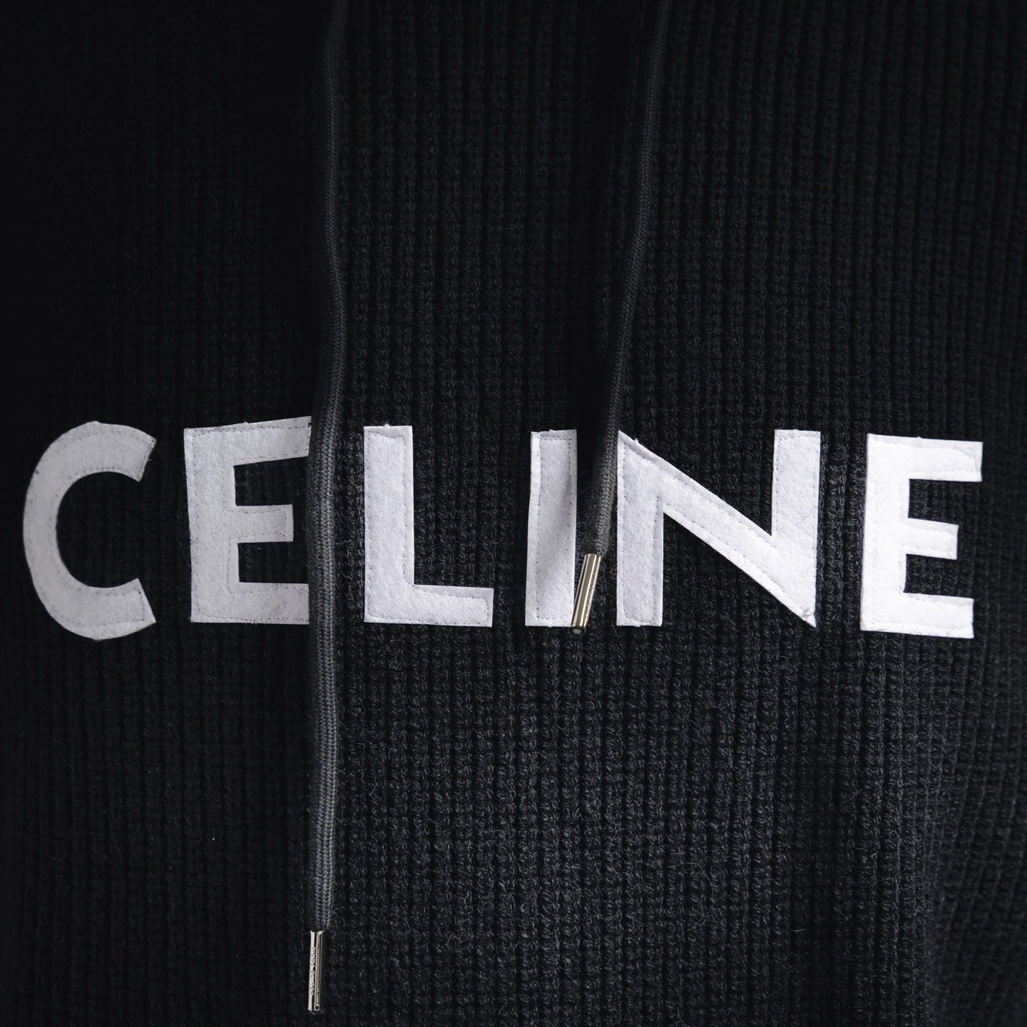 Cel 25fw knitted hoodie
