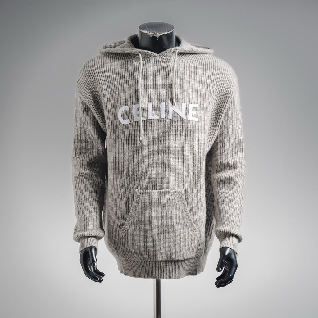 Cel 25fw knitted hoodie
