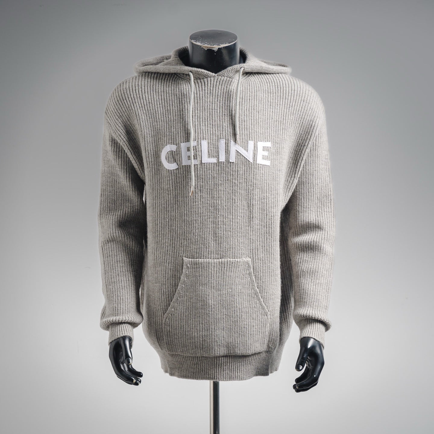 Cel 25fw knitted hoodie