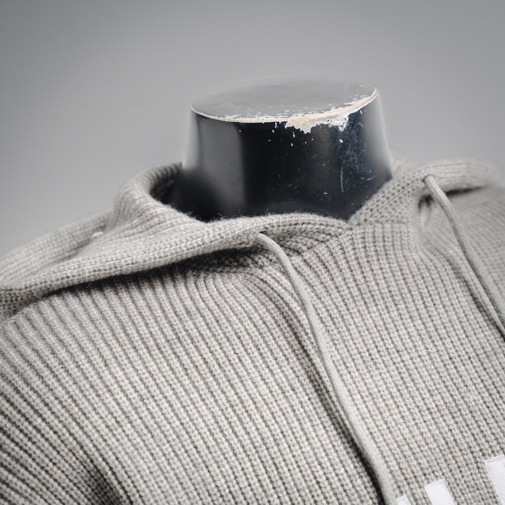 Cel 25fw knitted hoodie