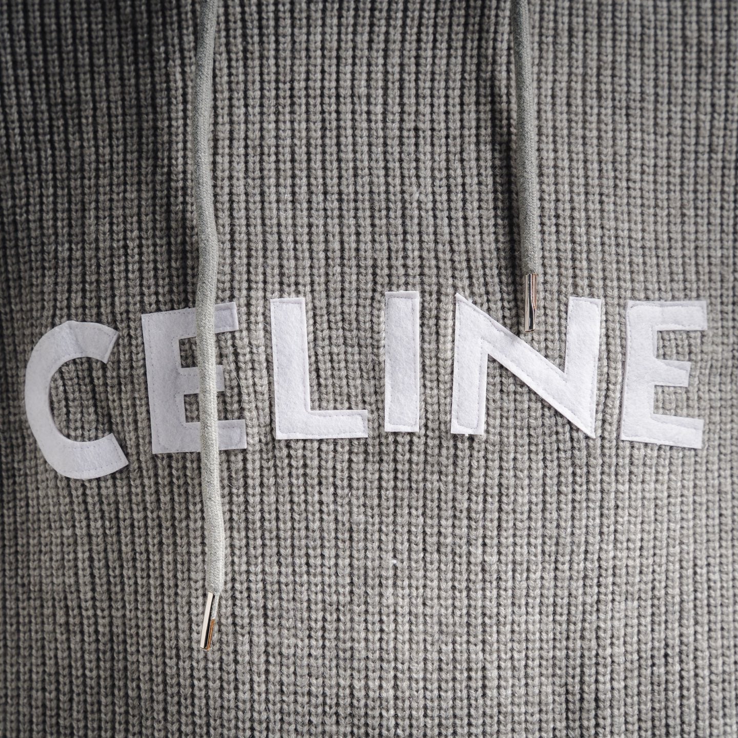 Cel 25fw knitted hoodie
