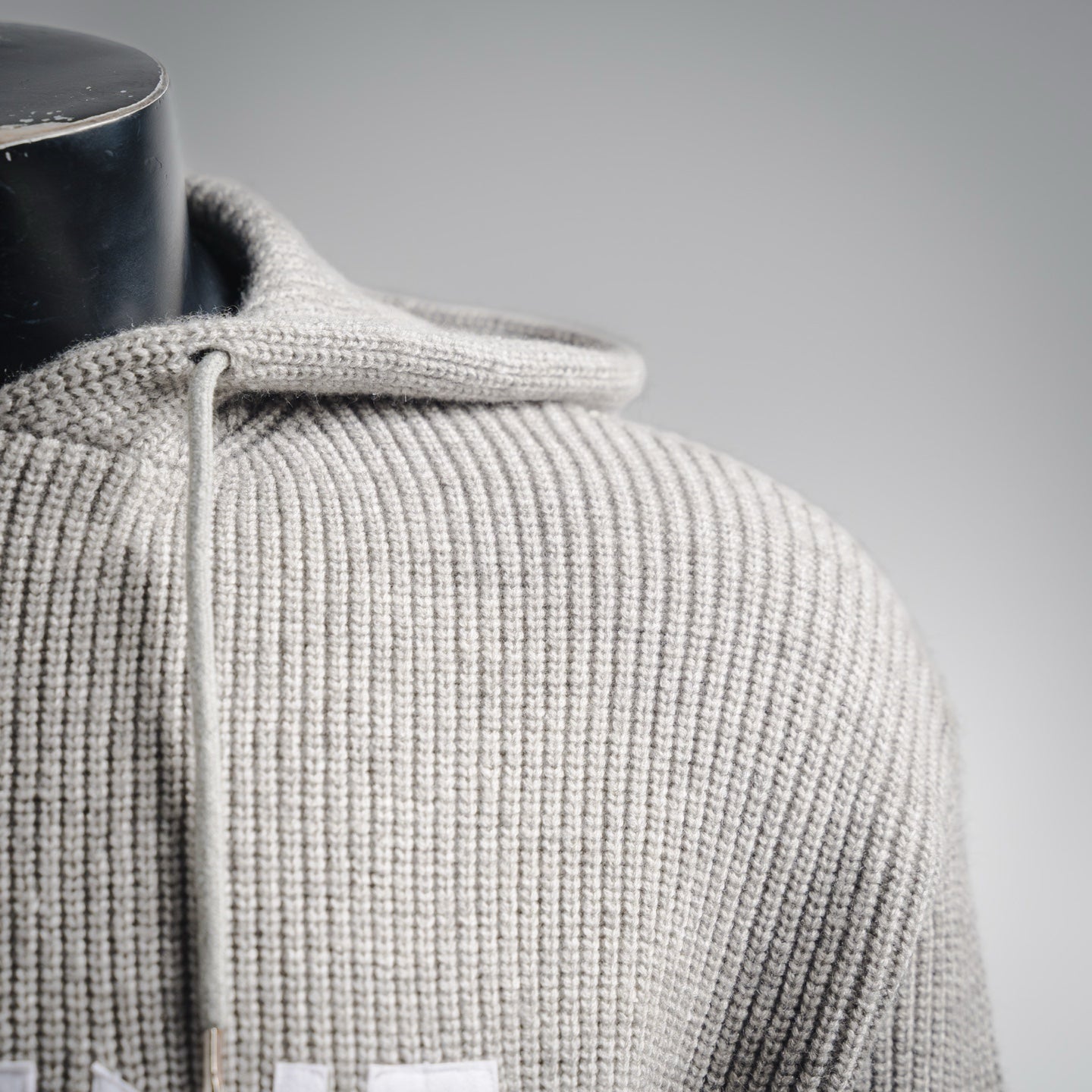 Cel 25fw knitted hoodie