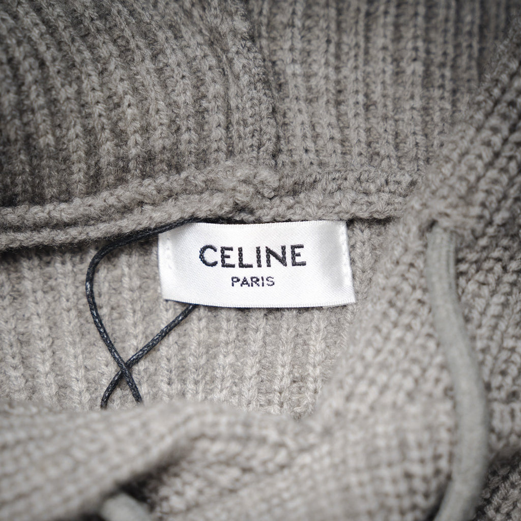 Cel 25fw knitted hoodie
