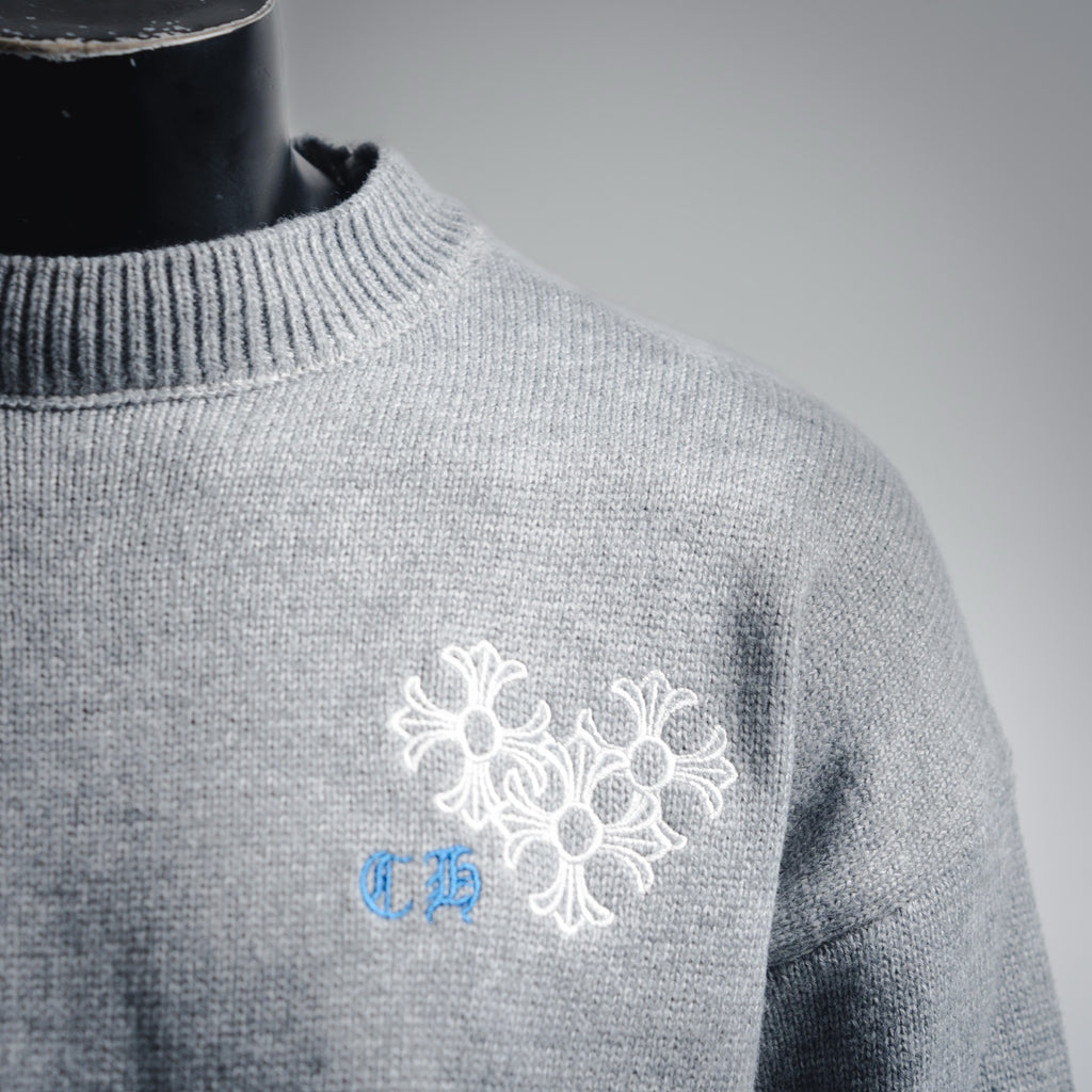 Chrome 25fw embroidered sweater