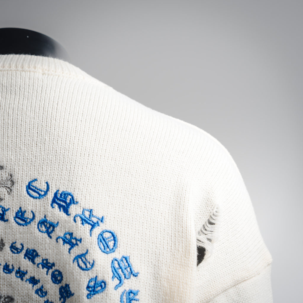 Chrome 25fw embroidered sweater