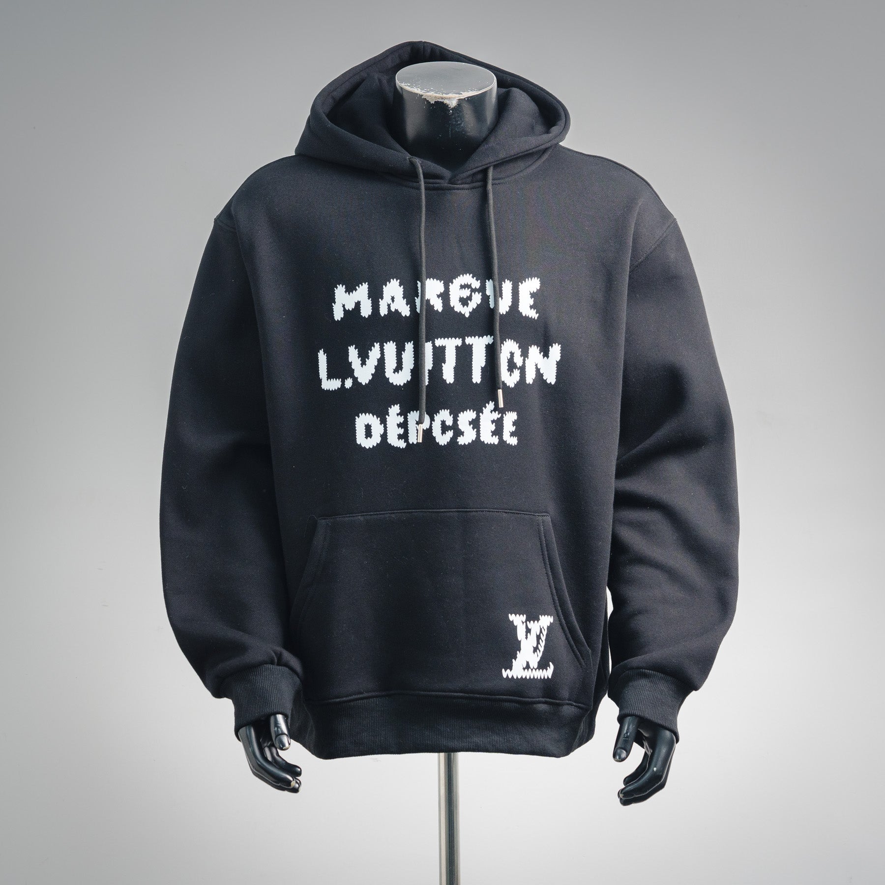 Louis 25fw printed hoodie