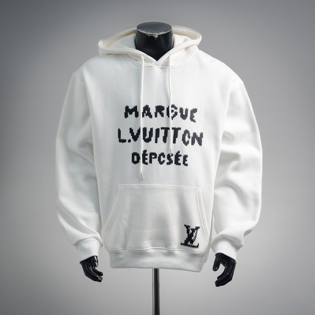 Louis 25fw printed hoodie