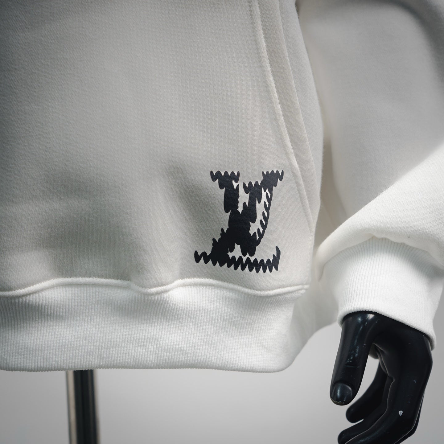 Louis 25fw printed hoodie