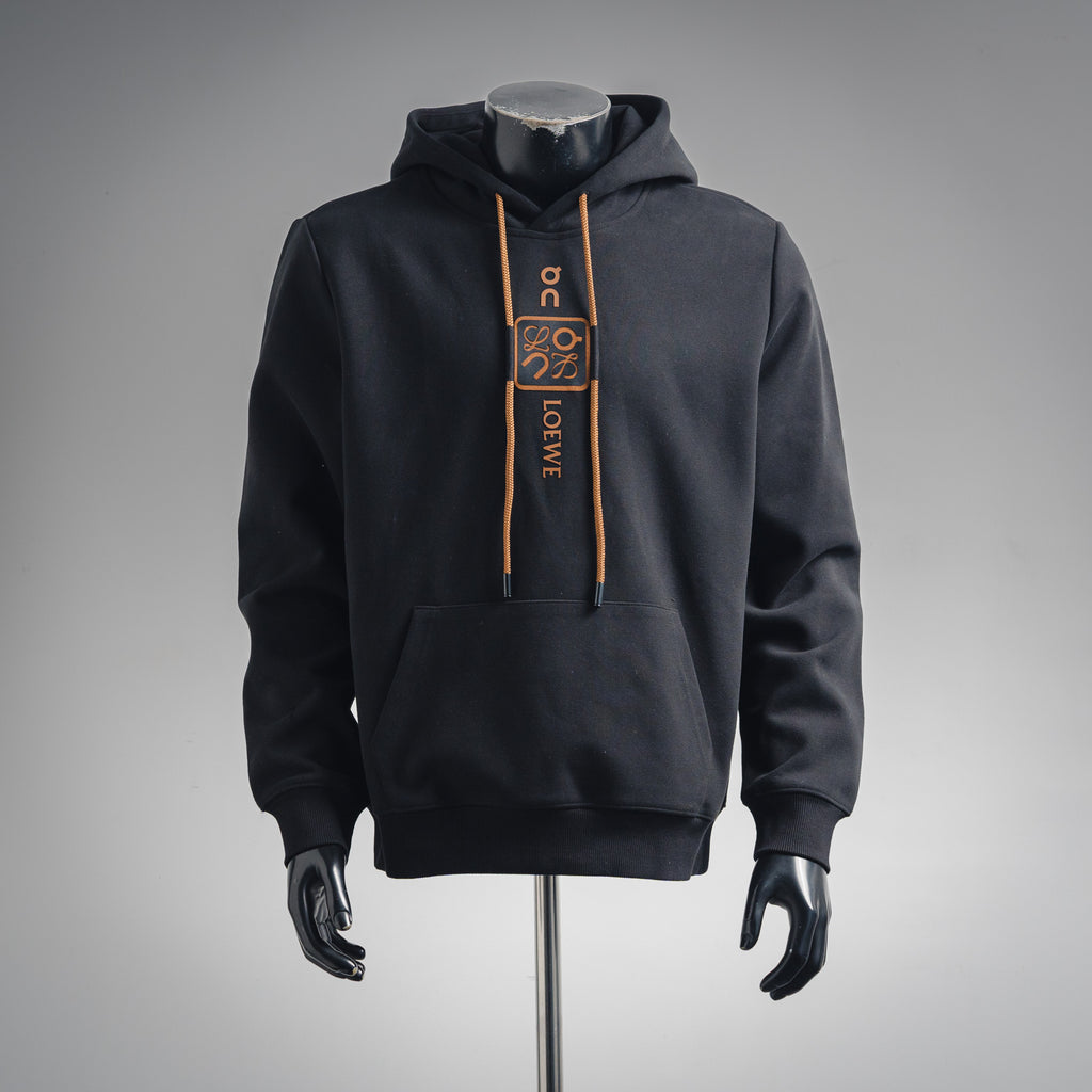 Loe 25fw printed hoodie