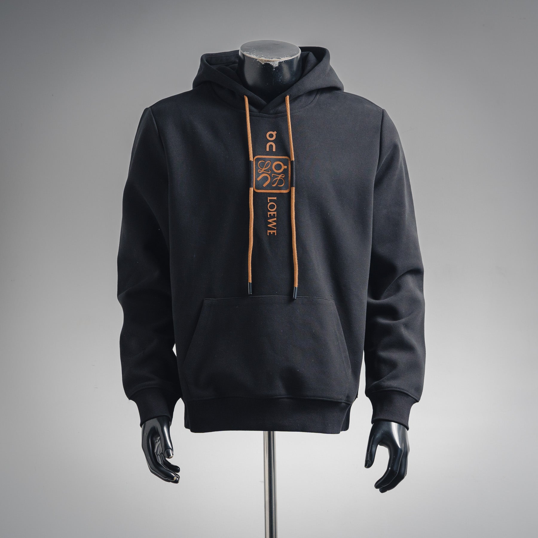 Loe 25fw printed hoodie