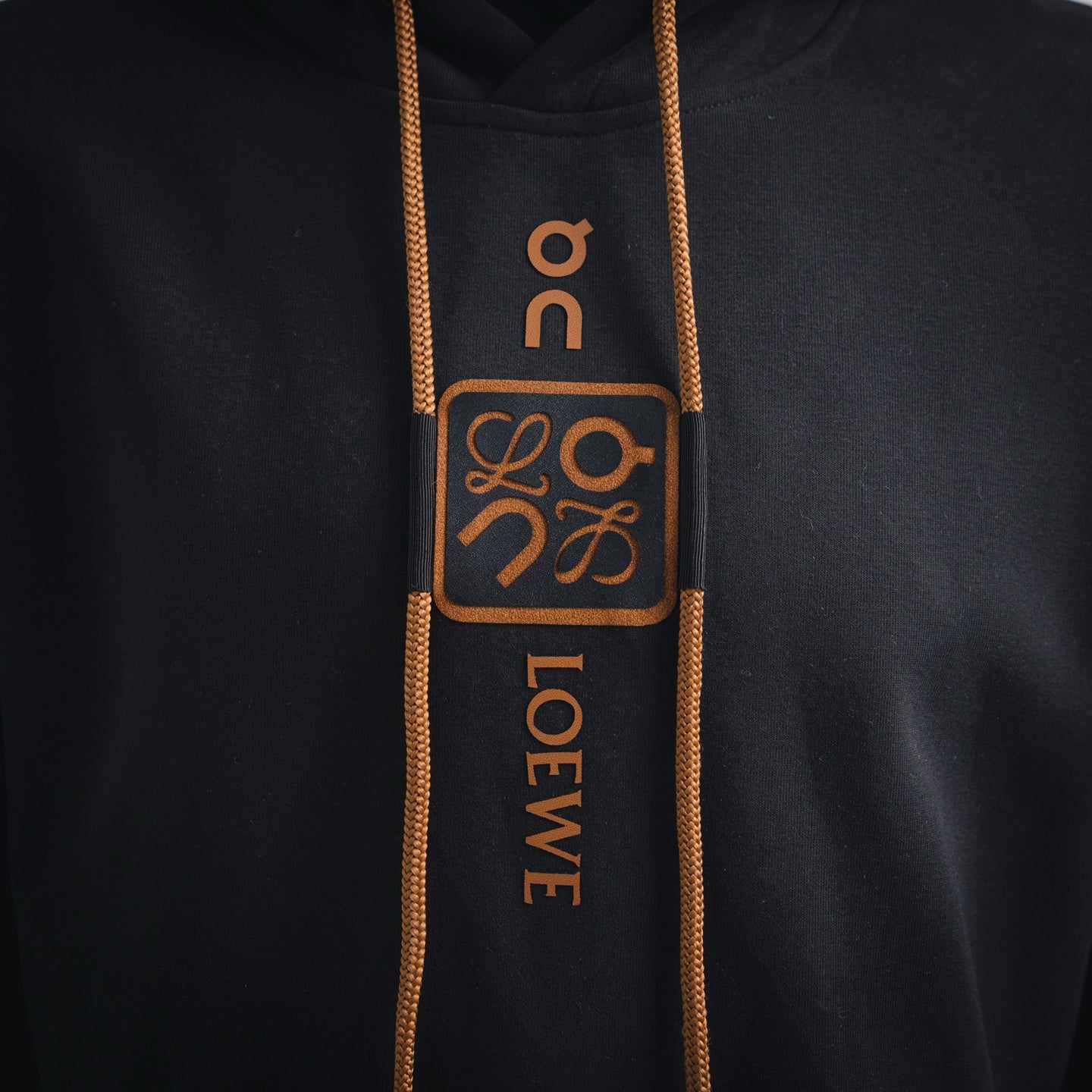 Loe 25fw printed hoodie