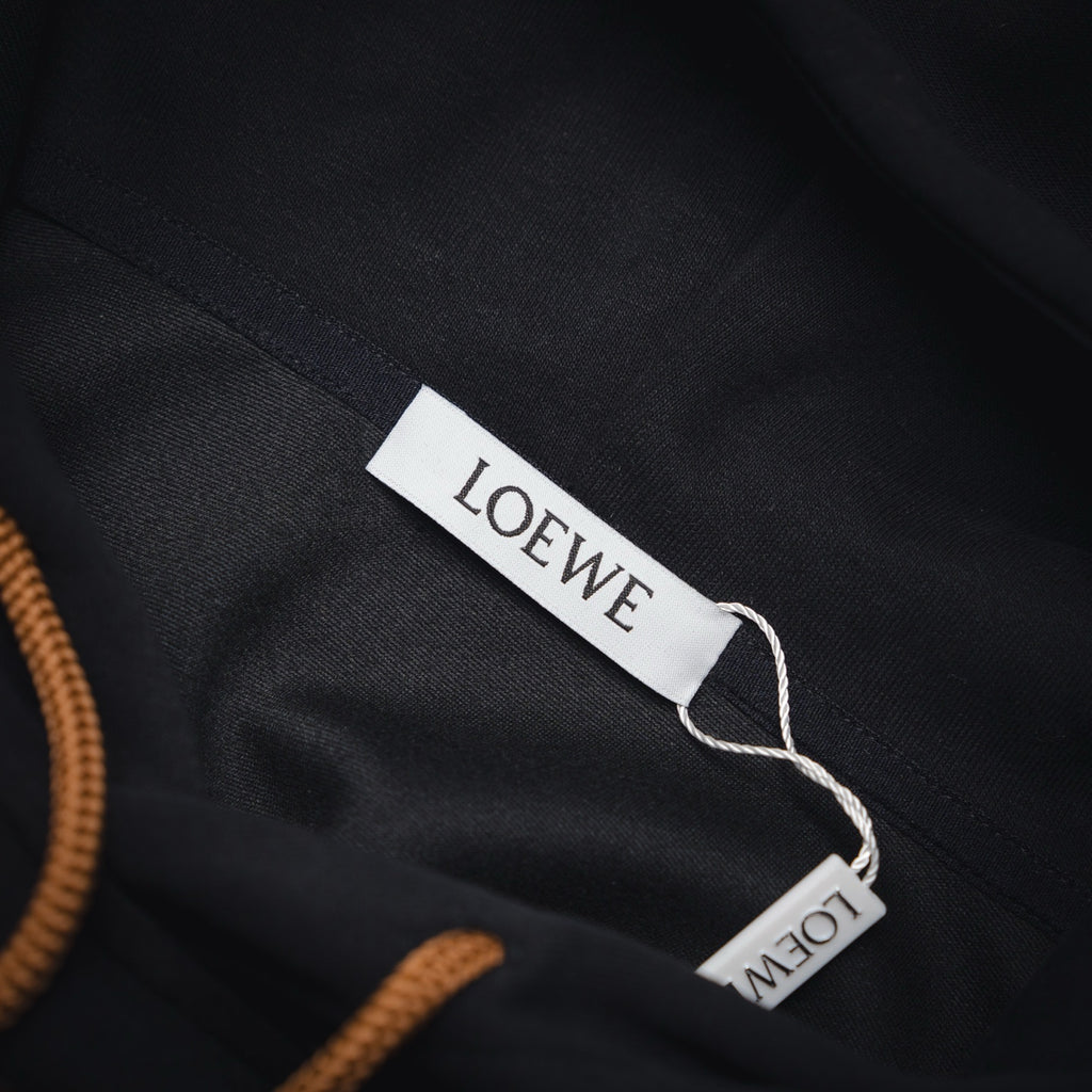 Loe 25fw printed hoodie