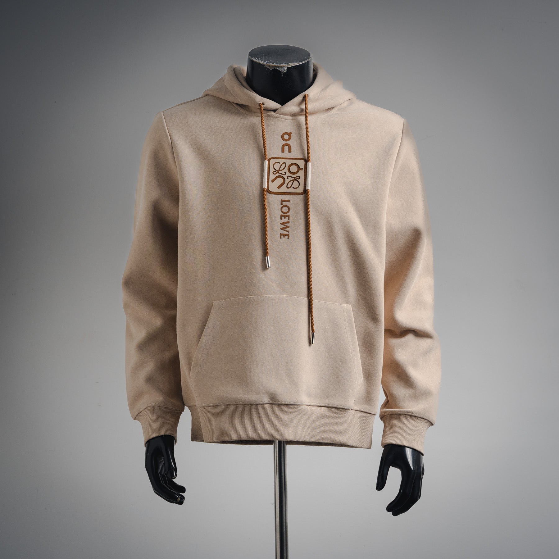 Loe 25fw printed hoodie