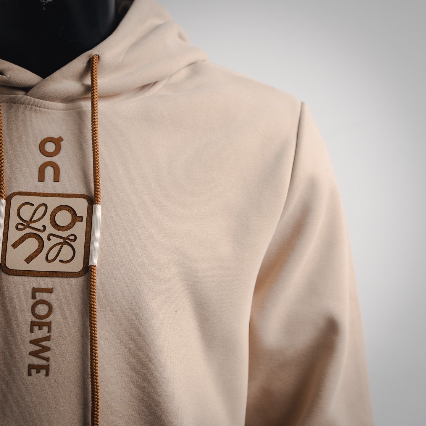 Loe 25fw printed hoodie