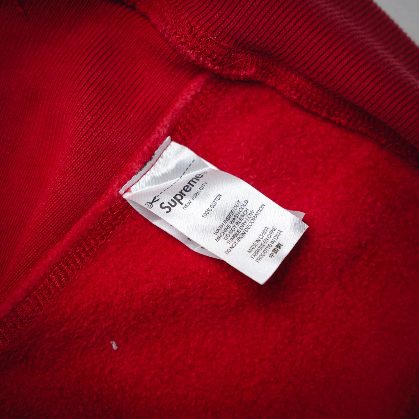 Supre 25fw printed sweatshirt