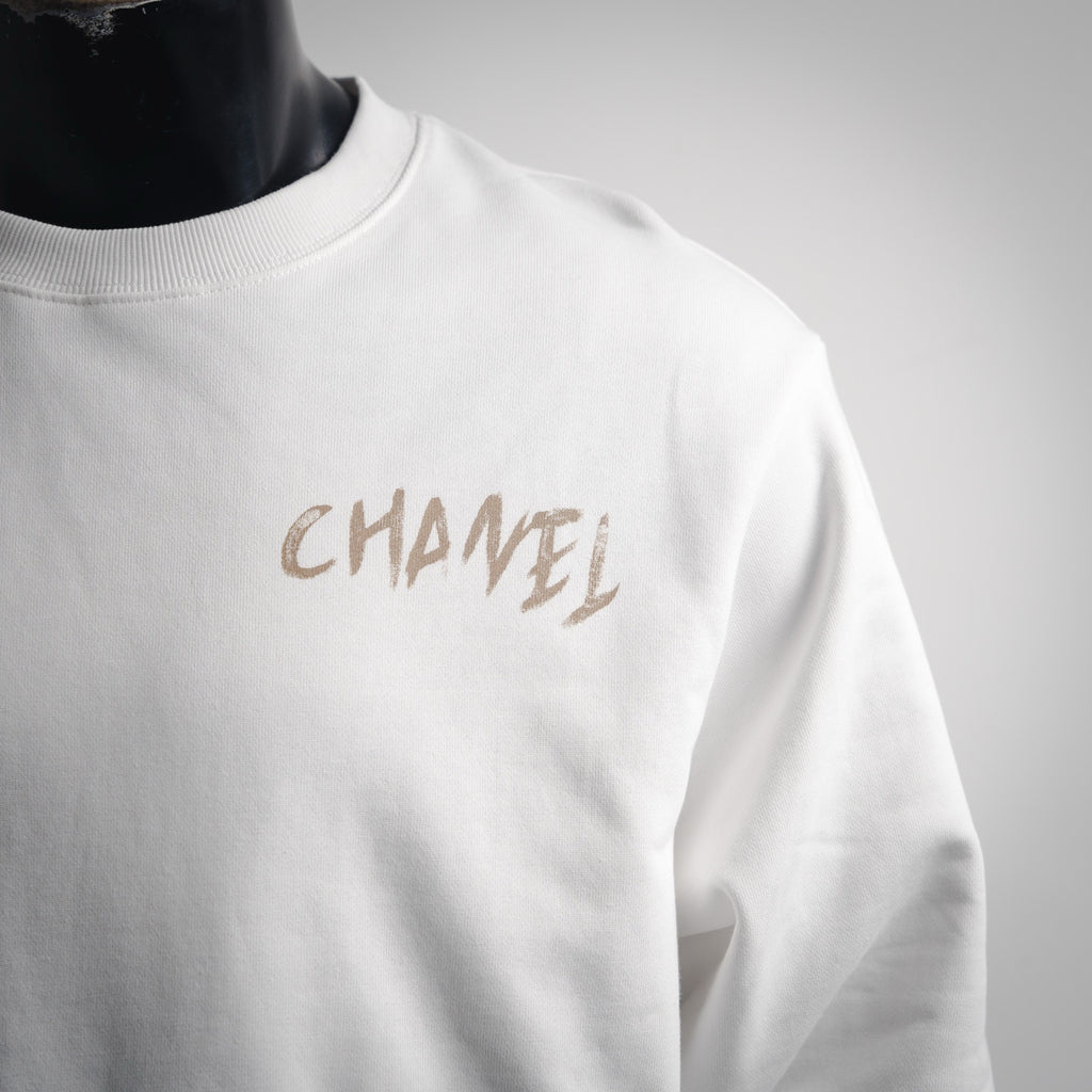 Chan 25fw printed sweatshirt