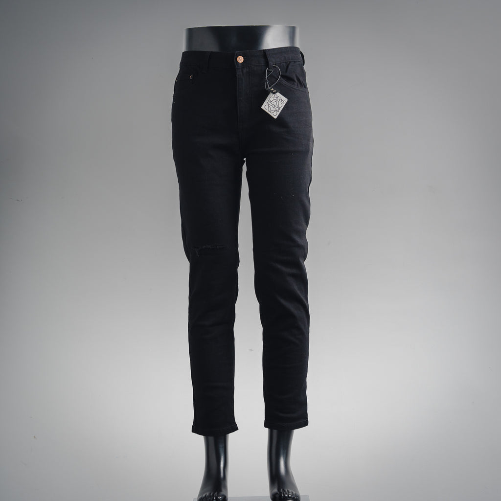 Loe 25fw embroidered jeans