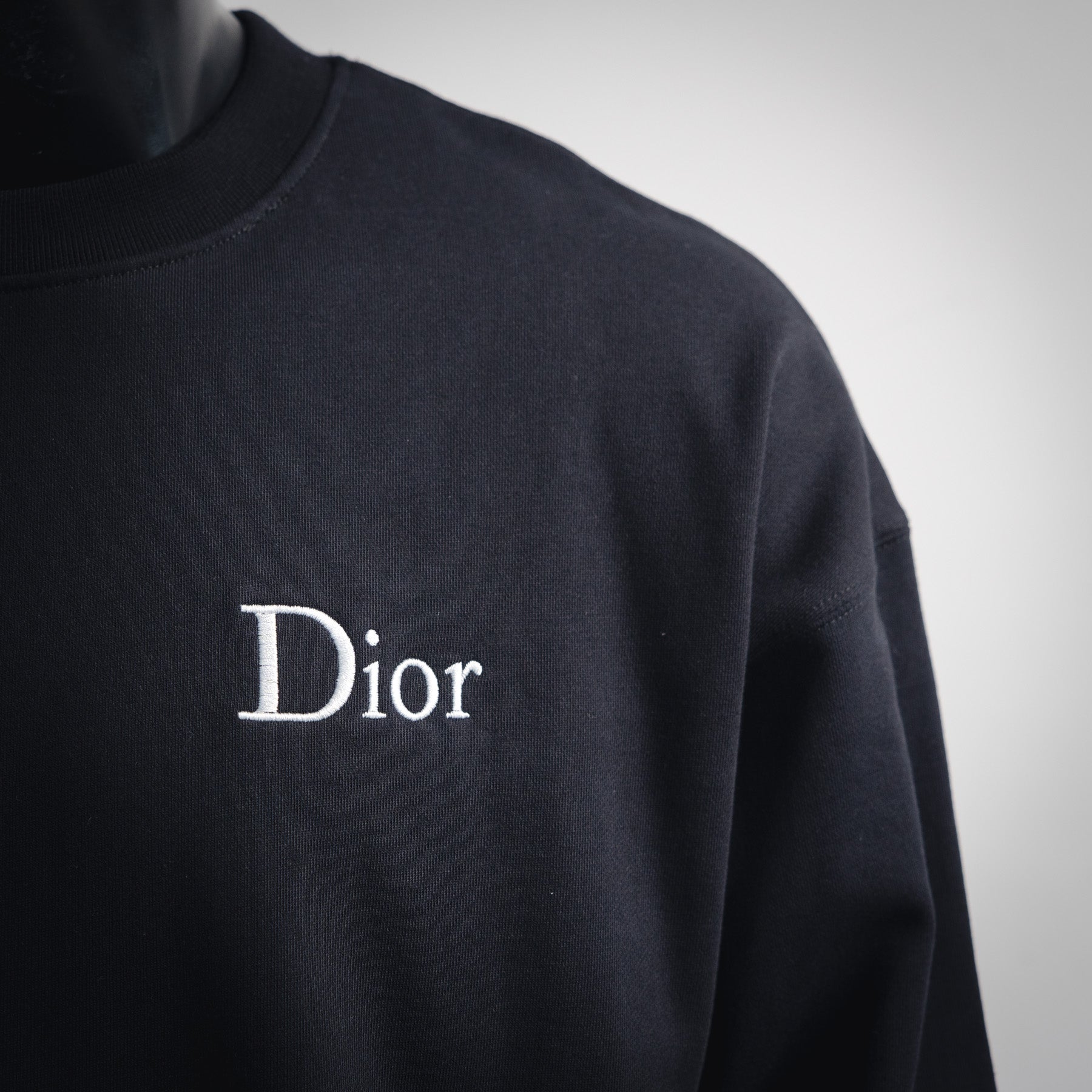 CD 25fw embroidered sweatshirt