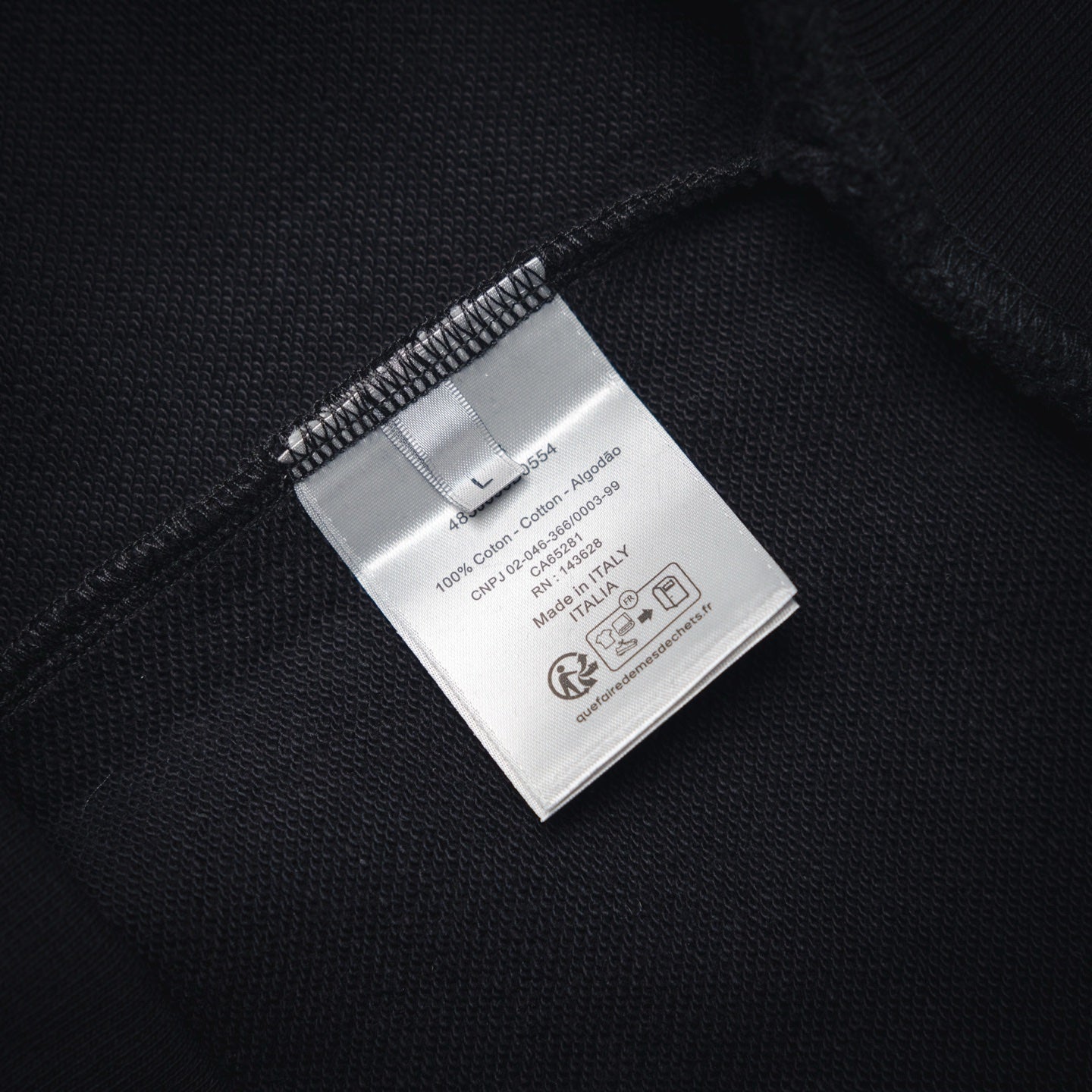 CD 25fw embroidered sweatshirt