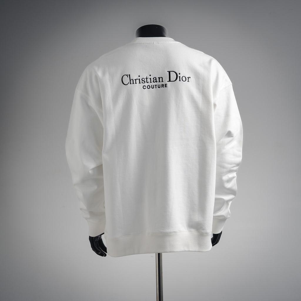 CD 25fw embroidered sweatshirt