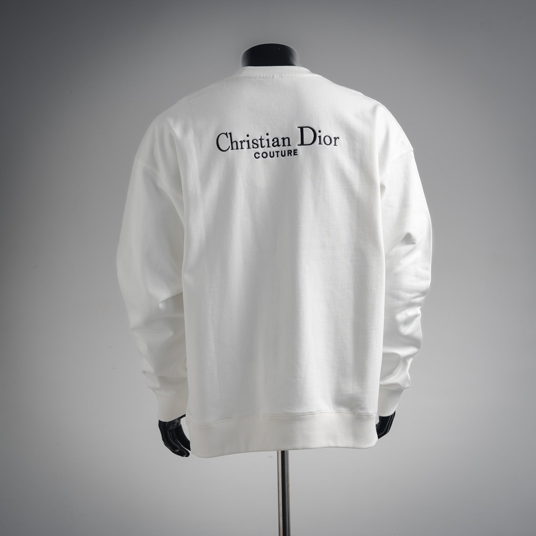 CD 25fw embroidered sweatshirt