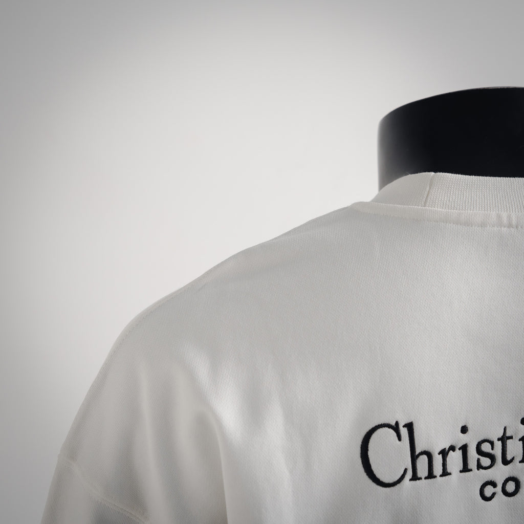 CD 25fw embroidered sweatshirt