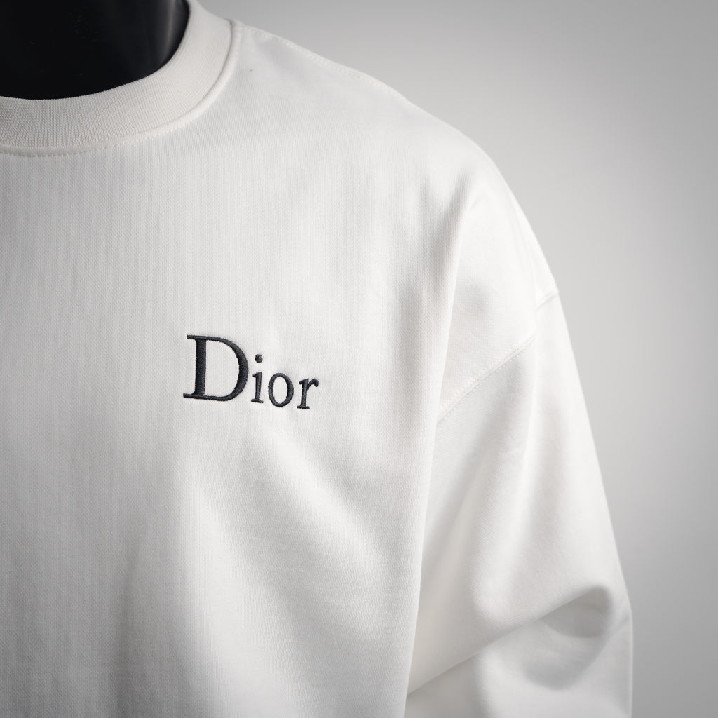 CD 25fw embroidered sweatshirt