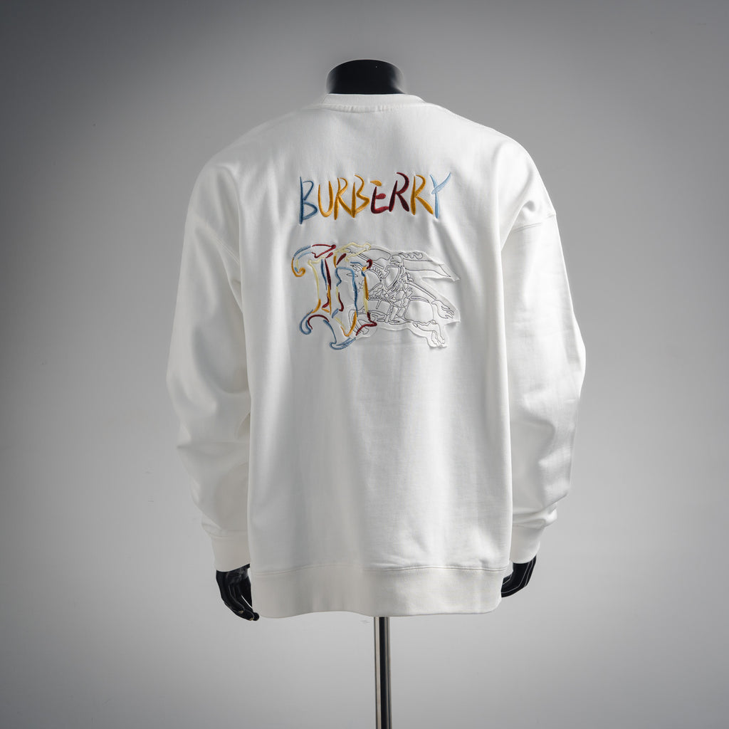 Burbery 25fw embroidered sweatshirt