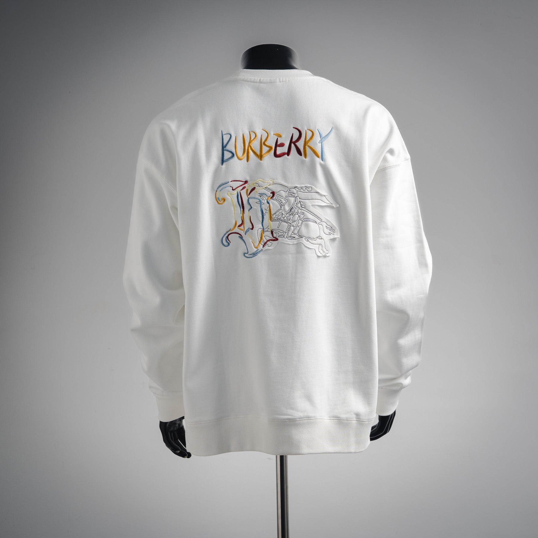 Burbery 25fw embroidered sweatshirt