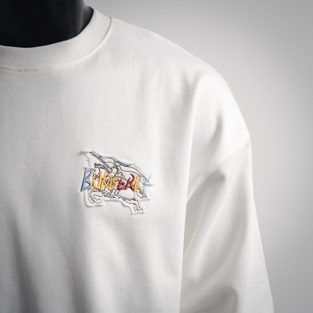 Burbery 25fw embroidered sweatshirt