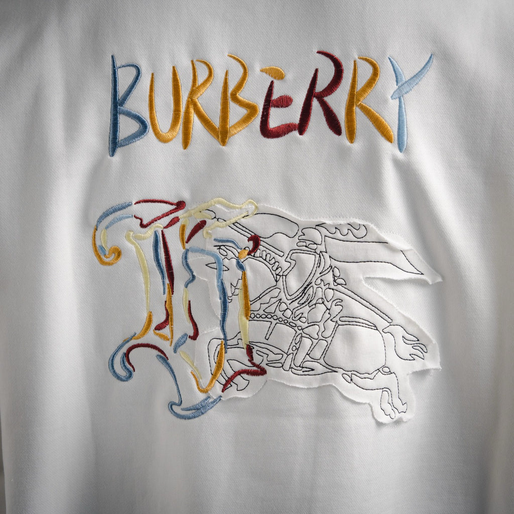 Burbery 25fw embroidered sweatshirt