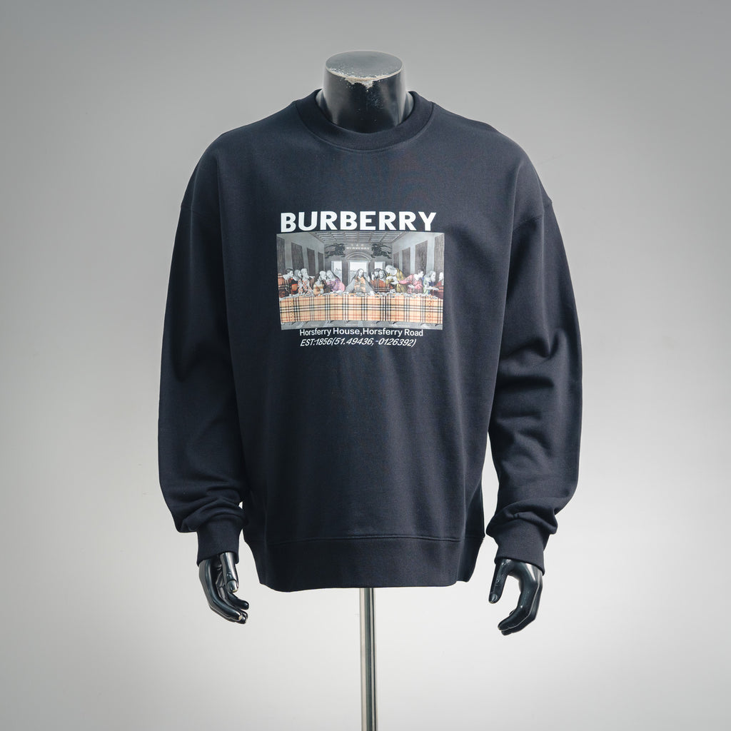 Burbery 25fw printed sweatshirt