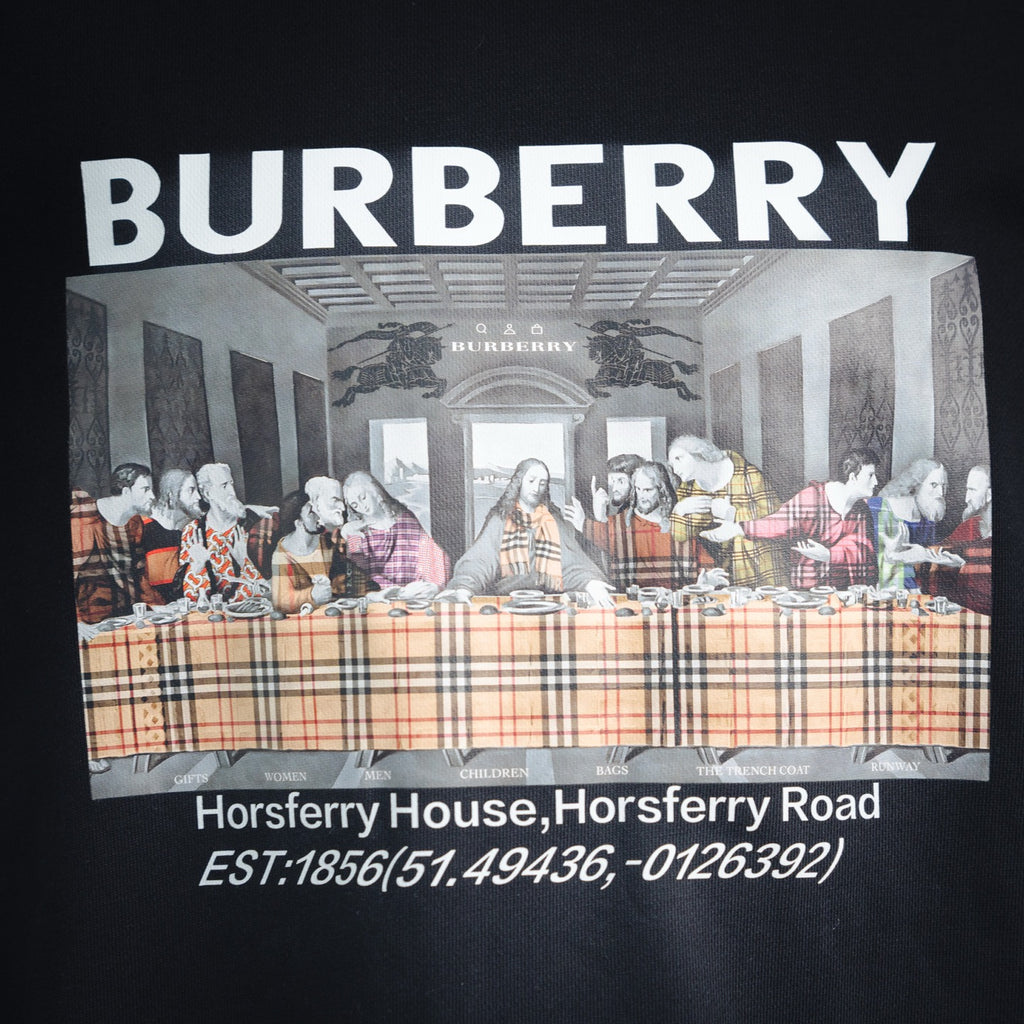 Burbery 25fw printed sweatshirt