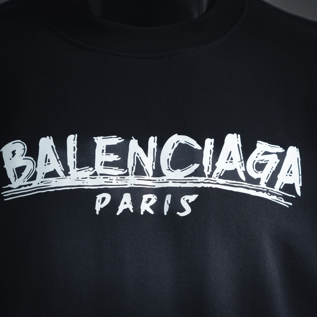 Balen 25fw printed sweatshirt
