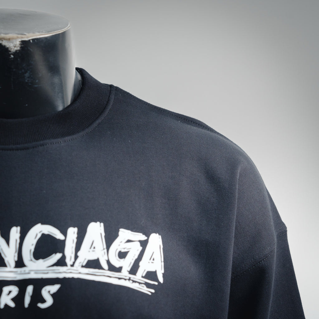 Balen 25fw printed sweatshirt