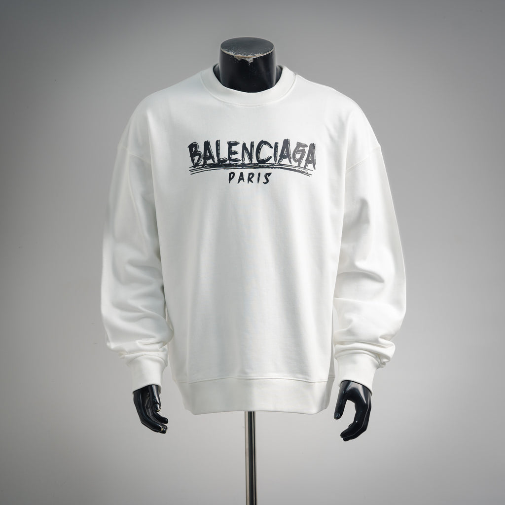 Balen 25fw printed sweatshirt