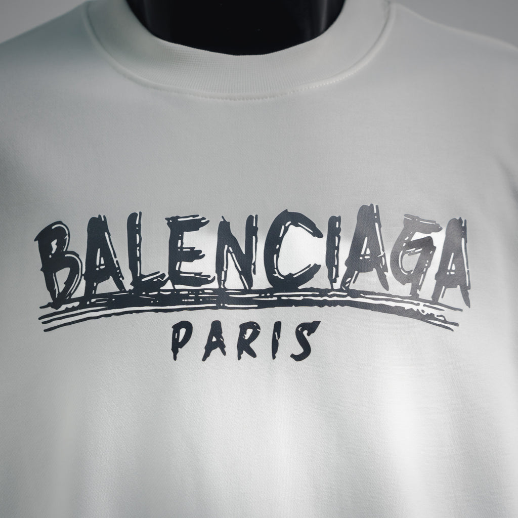 Balen 25fw printed sweatshirt